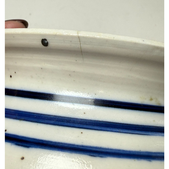 Vintage Jamestown Pottery Salt Glazed Vase Jar 17 Century Colonial Reproduction - Picture 6 of 7